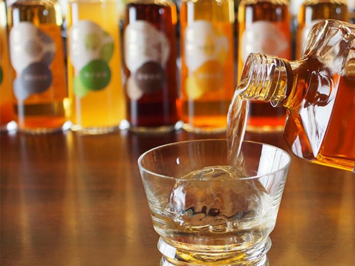 ブランデー仕込み梅酒のレシピで必要な南高梅、氷砂糖、ブランデーの材料一式