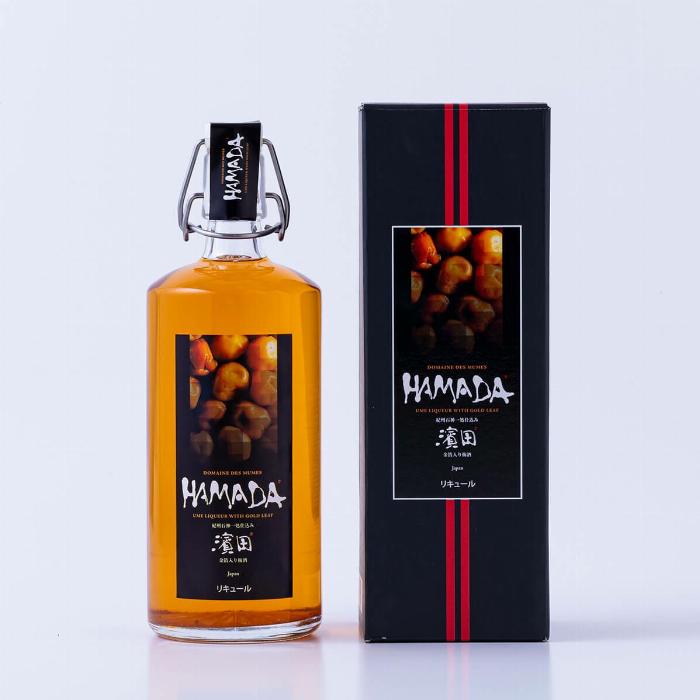 お祝いのプレゼントに最適な金箔入り梅酒のソーダ割り